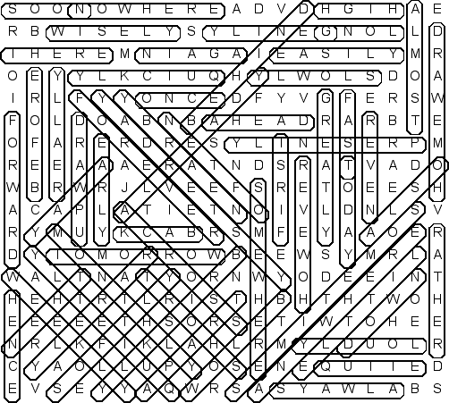 word search puzzle solution