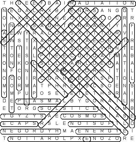 word search puzzle solution