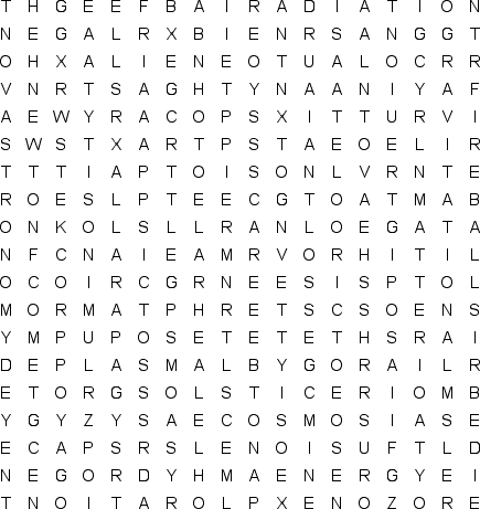 word search puzzle