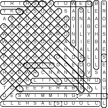 word search puzzle solution