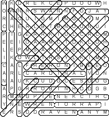 word search puzzle solution