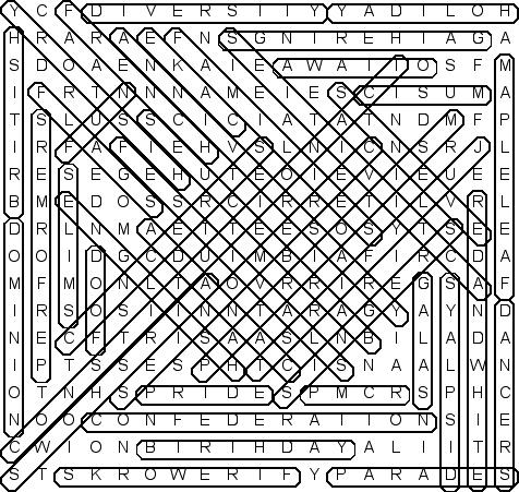 word search puzzle solution