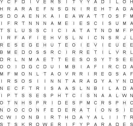 word search puzzle