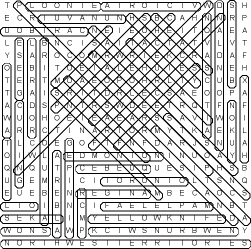 word search puzzle solution