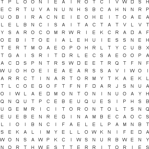 word search puzzle