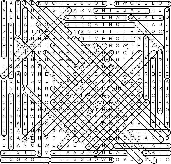 word search puzzle solution