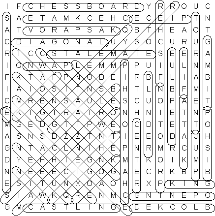 word search puzzle solution