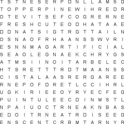 word search puzzle