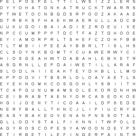 word search puzzle