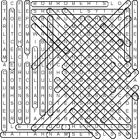 word search puzzle solution