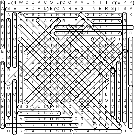 word search puzzle solution