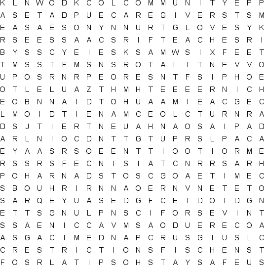 word search puzzle