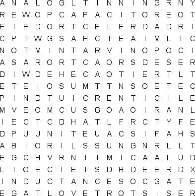 word search puzzle