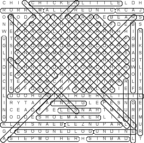 word search puzzle solution