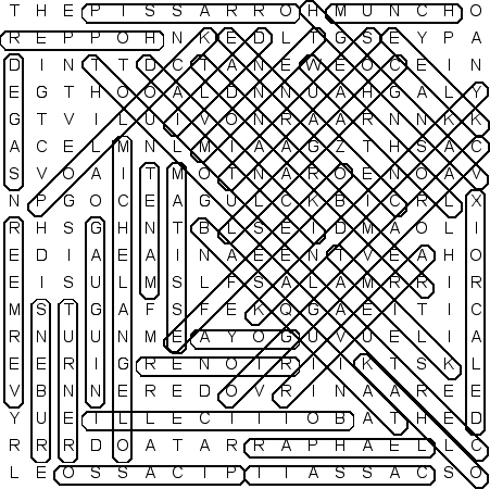 word search puzzle solution