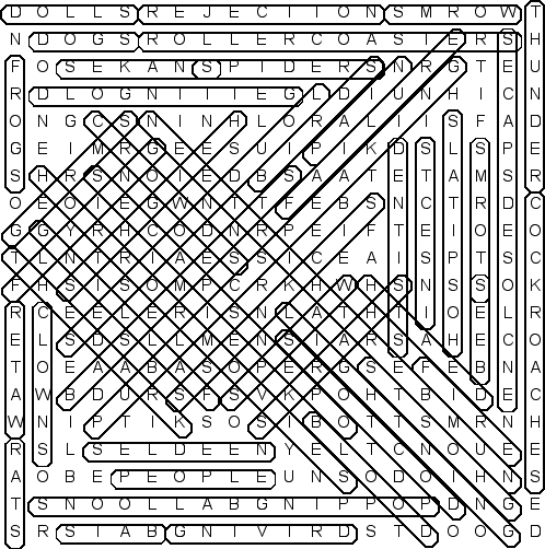 word search puzzle solution