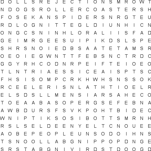 word search puzzle