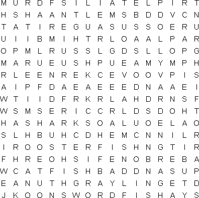 word search puzzle