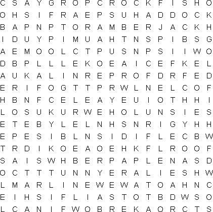 word search puzzle