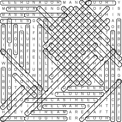 word search puzzle solution