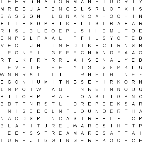 word search puzzle