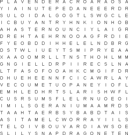 word search puzzle