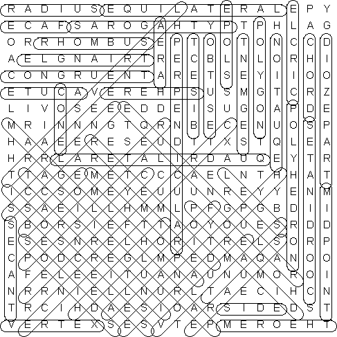 word search puzzle solution