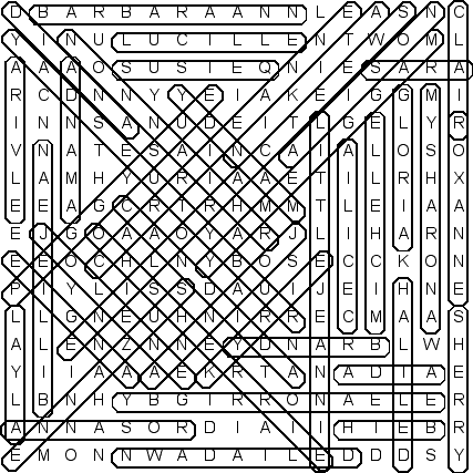 word search puzzle solution