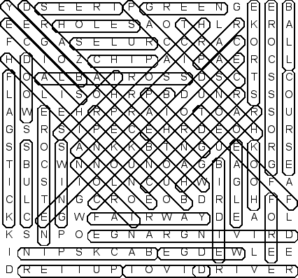 word search puzzle solution