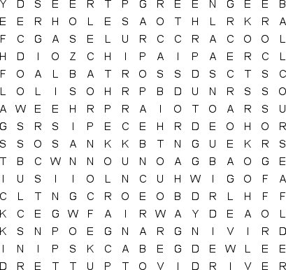 word search puzzle