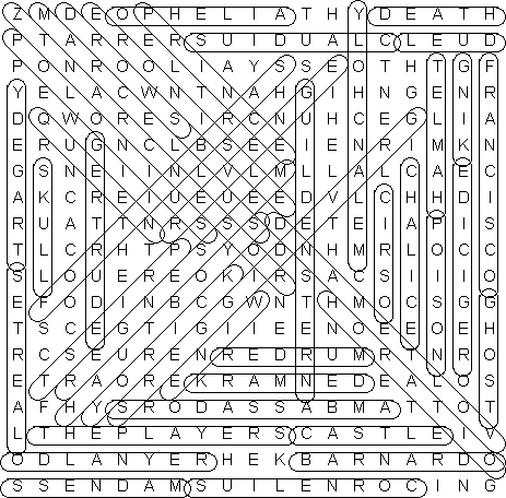 word search puzzle solution