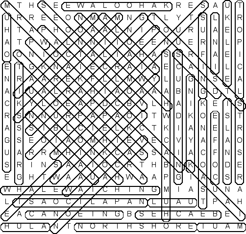 word search puzzle solution