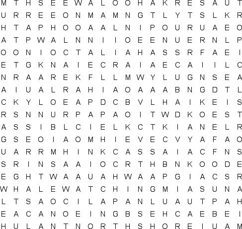 word search puzzle