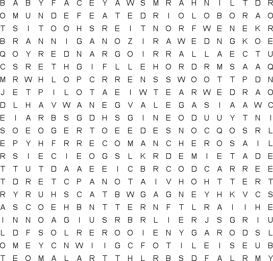 word search puzzle