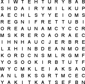 word search puzzle