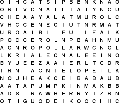 word search puzzle