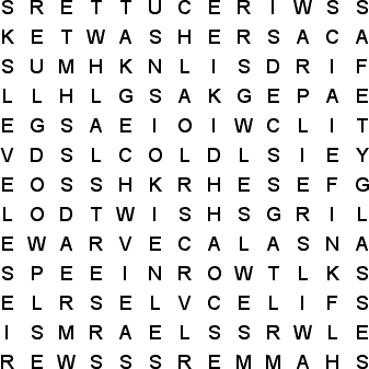 word search puzzle