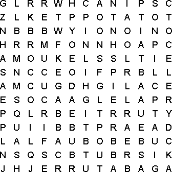 word search puzzle