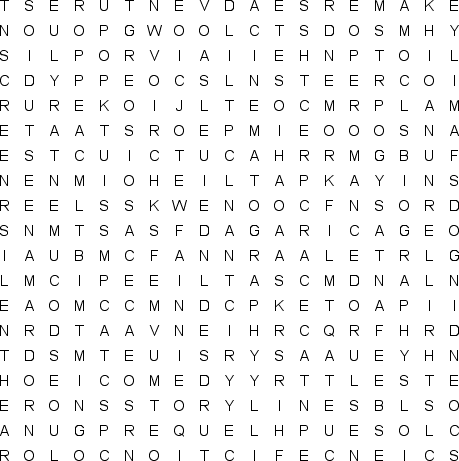 word search puzzle