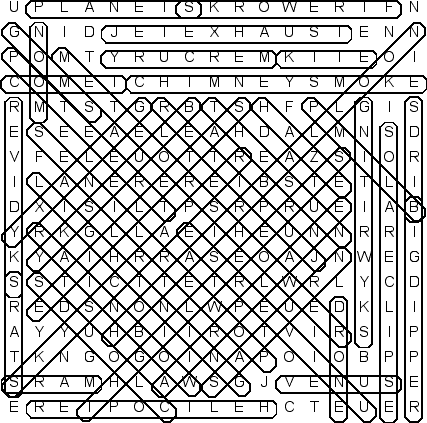 word search puzzle solution