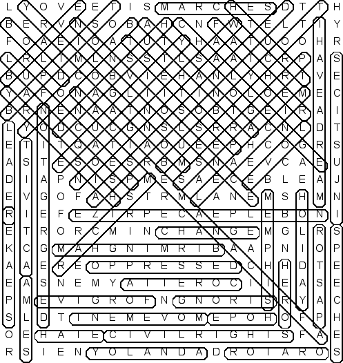 word search puzzle solution