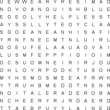 word search puzzle