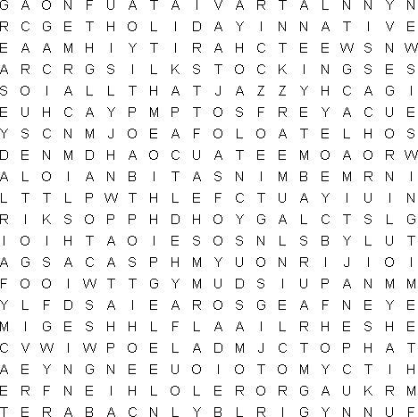 word search puzzle