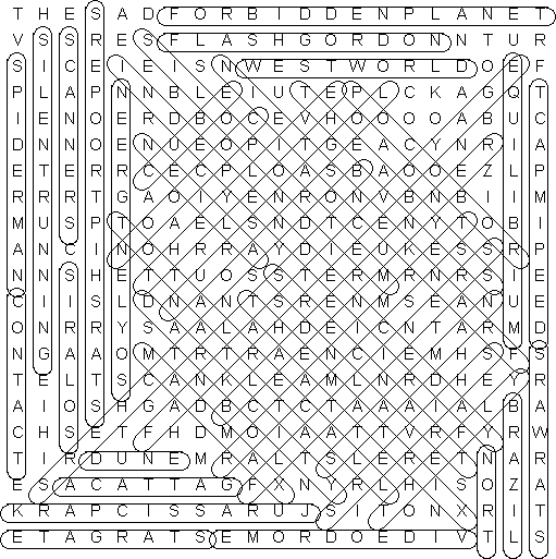 word search puzzle solution