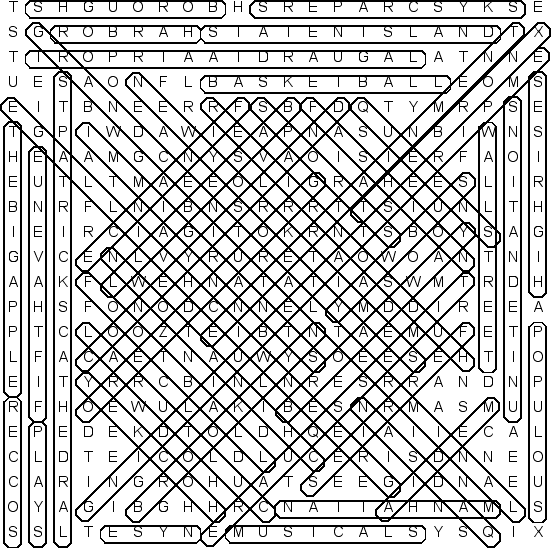 word search puzzle solution