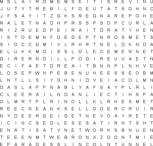 word search puzzle