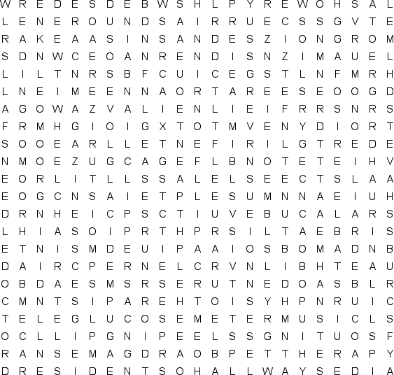 word search puzzle