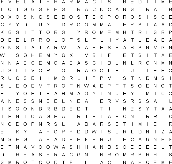 word search puzzle