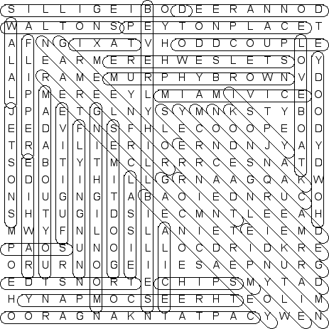 word search puzzle solution