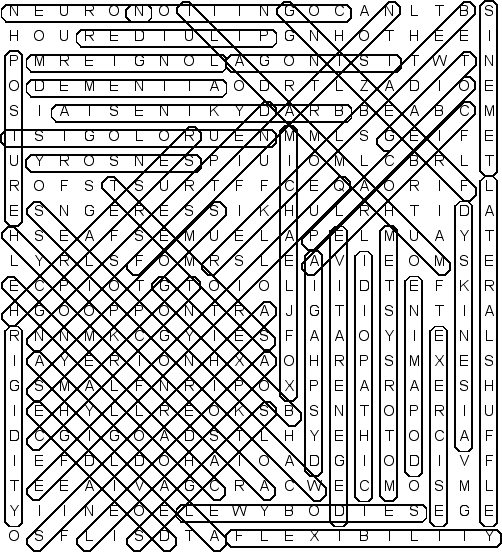 word search puzzle solution